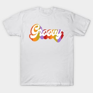 Groovy Text T-Shirt